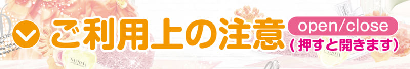 クレジット決済ご利用上の注意